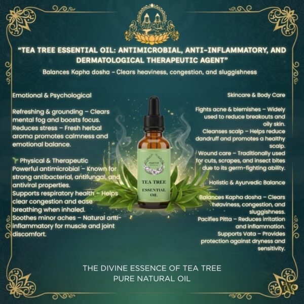 Forever Flourish Tea Tree Essential Oil 100% Pure Natural Therapeutic Grade - Image 4